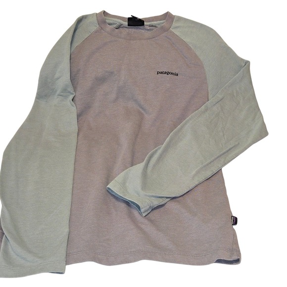 Patagonia Organic Cotton Raglan Long Sleeve‎ Everyday Top Comfy Casual S - Picture 1 of 10